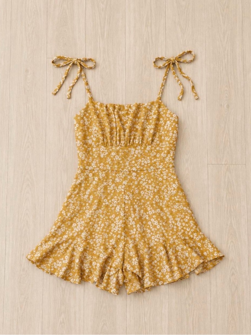 Yellow romper